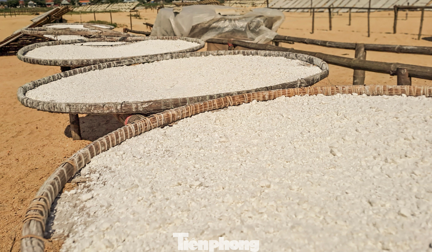 Nguyên liệu được phơi khô (Ảnh: Trương Định).