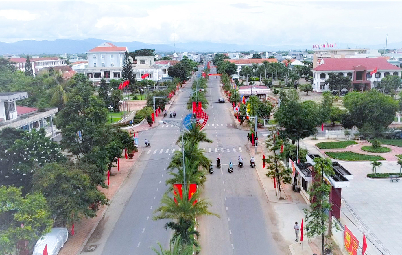 Một góc của thị xã An Nhơn (Bình Định).