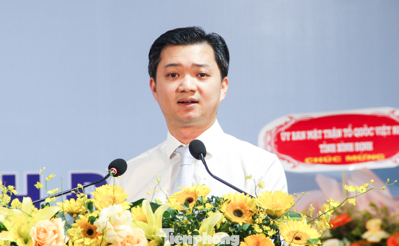 Anh Nguyễn Minh Triết - Bí thư T.Ư Đoàn, Chủ tịch T.Ư Hội Sinh viên Việt Nam phát biểu chỉ đạo Đại hội. Ảnh: Trương Định Anh Nguyễn Minh Triết - Bí thư T.Ư Đoàn, Chủ tịch T.Ư Hội Sinh viên Việt Nam phát biểu chỉ đạo Đại hội. Ảnh: Trương Định