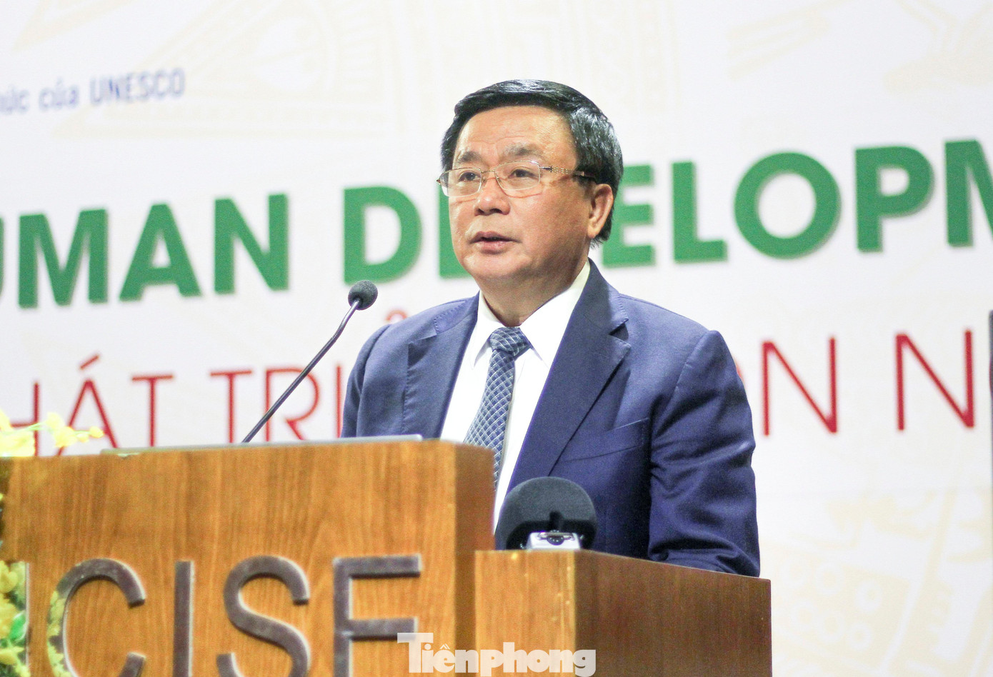 Ông Nguyễn Xuân Thắng phát biểu tại Hội thảo. Ảnh: Trương Định