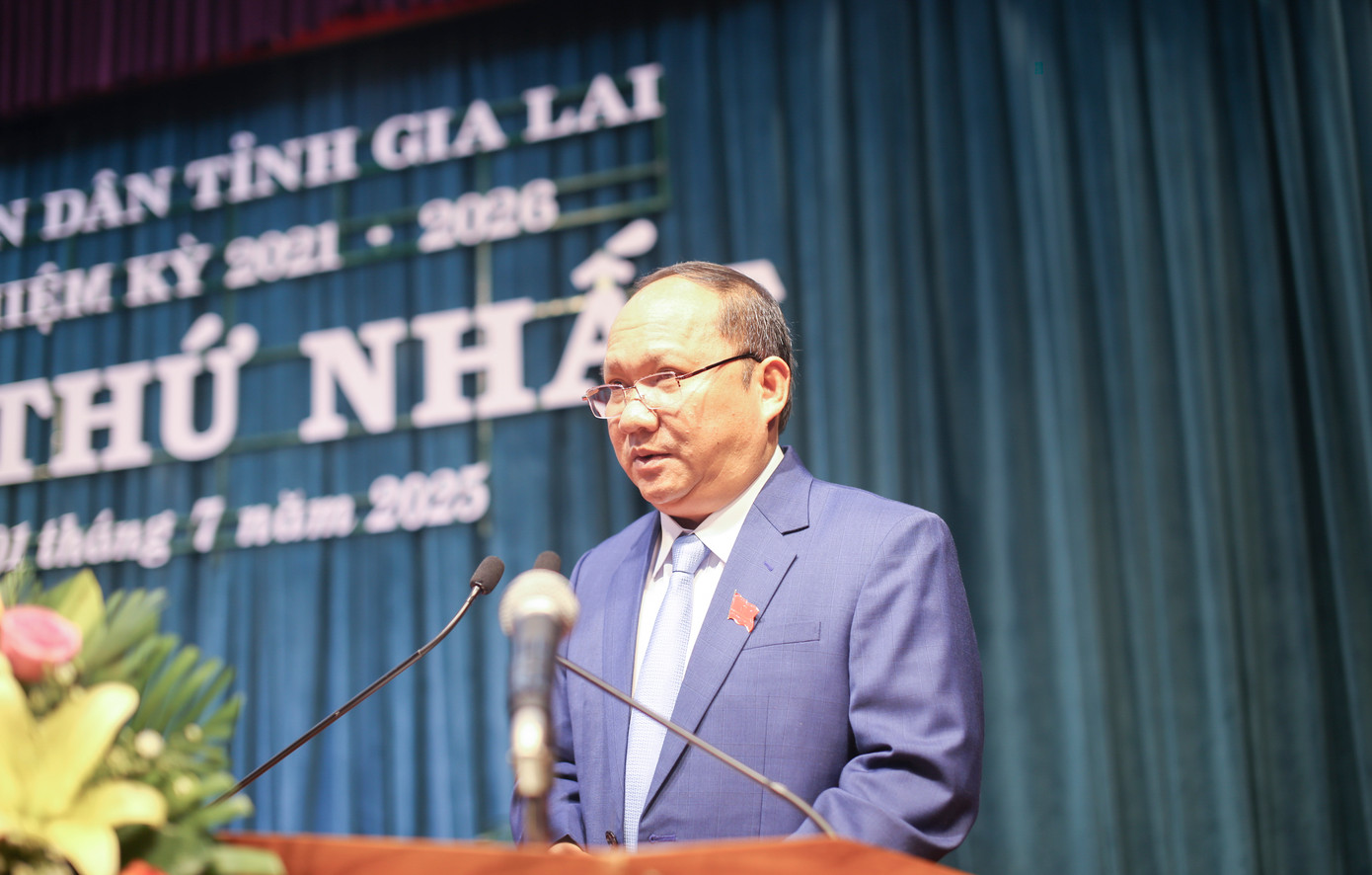 Chủ tịch HĐND tỉnh Gia Lai Rah Lan Chung. Ảnh: Trương Định