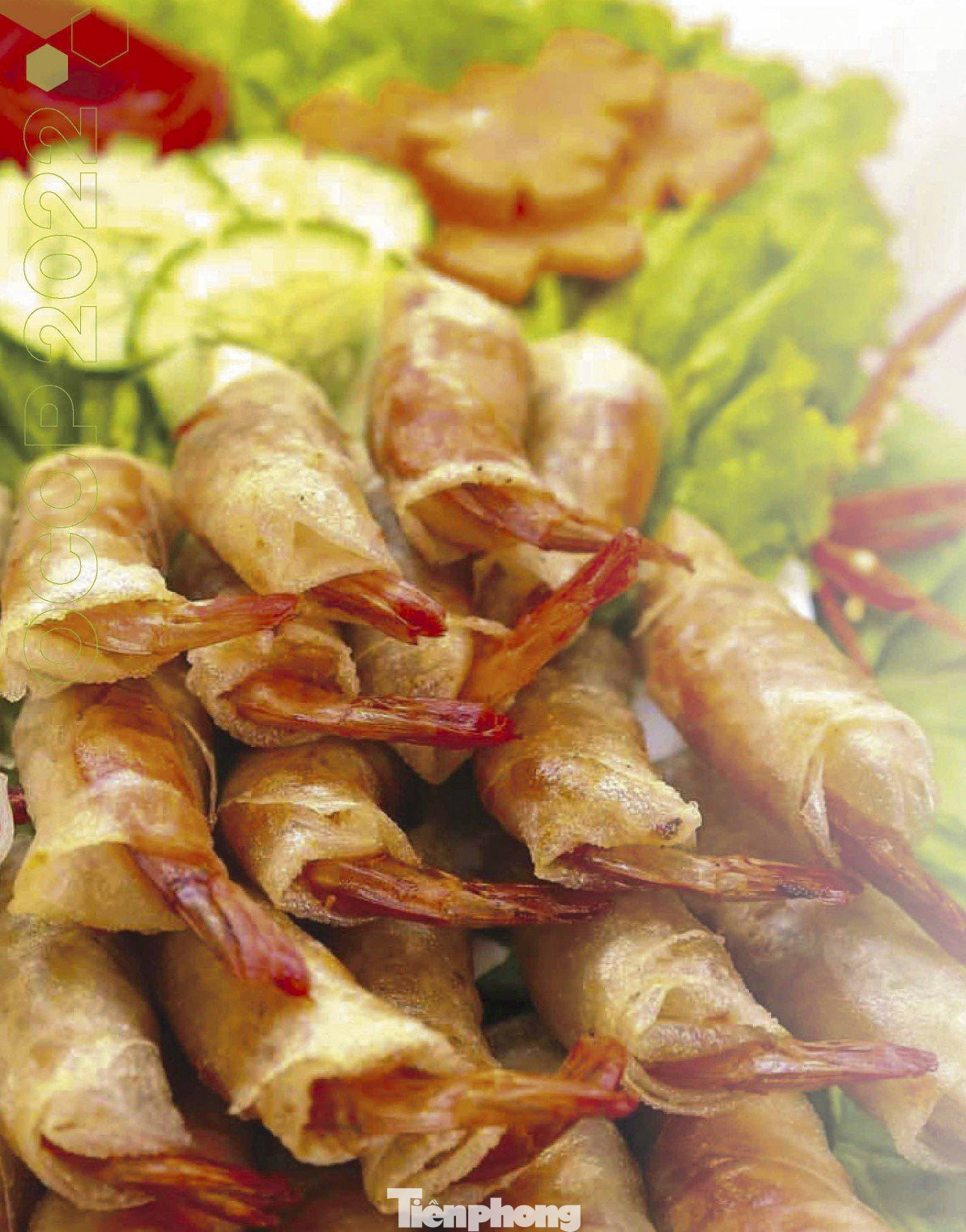 Chả ram tôm đất. Ảnh: Trương Định.