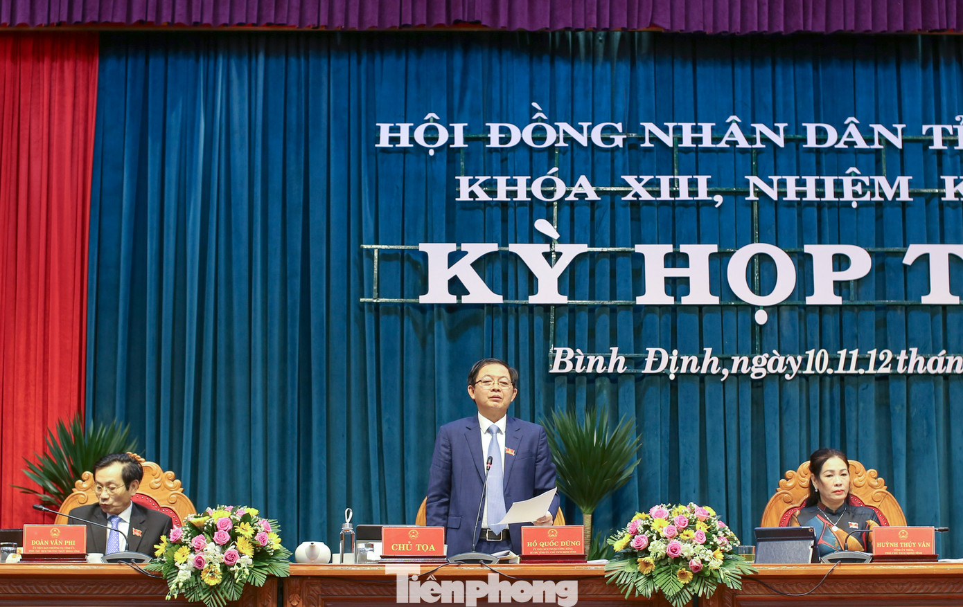 Kỳ họp thứ 20, HĐND tỉnh Bình Định. Ảnh: Trương Định Kỳ họp thứ 20, HĐND tỉnh Bình Định. Ảnh: Trương Định