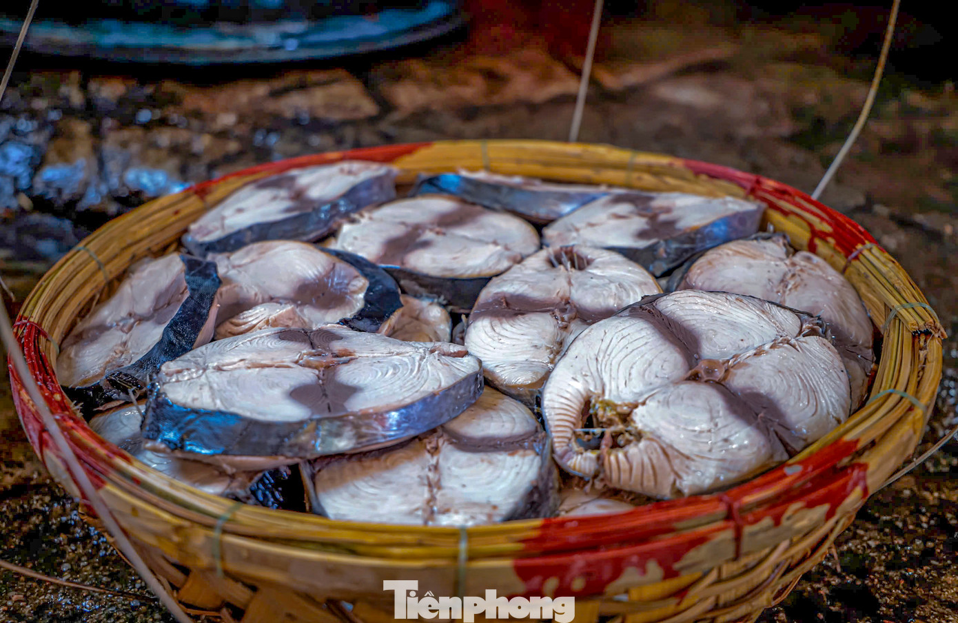 Những mẻ cá vừa được hấp xong. Lát cá vẫn giữ nguyên vẹn không bị vỡ nát.