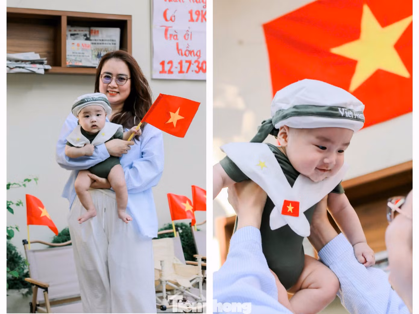 Hình ảnh dễ thương của các em bé. Ảnh: Phượng Phan