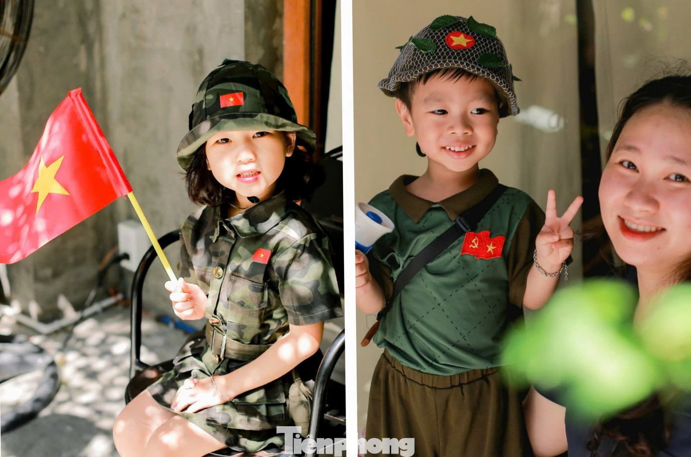 Theo chia sẻ của các phụ huynh, những hình ảnh này sẽ là kỷ niệm quý giá khi con lớn lên – vừa thể hiện niềm tự hào dân tộc, vừa là cách để con cảm nhận được tình yêu quê hương từ những điều rất giản dị, gần gũi. Ảnh: Phượng Phan Theo chia sẻ của các phụ huynh, những hình ảnh này sẽ là kỷ niệm quý giá khi con lớn lên – vừa thể hiện niềm tự hào dân tộc, vừa là cách để con cảm nhận được tình yêu quê hương từ những điều rất giản dị, gần gũi. Ảnh: Phượng Phan