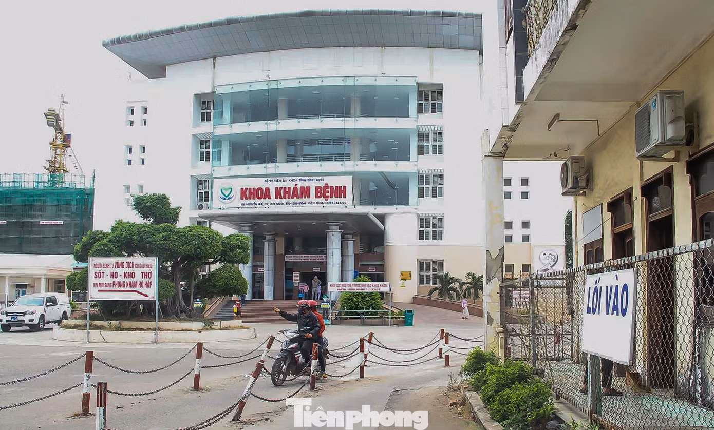 Bệnh viện Đa khoa tỉnh Bình Định. Ảnh: Trương Định.