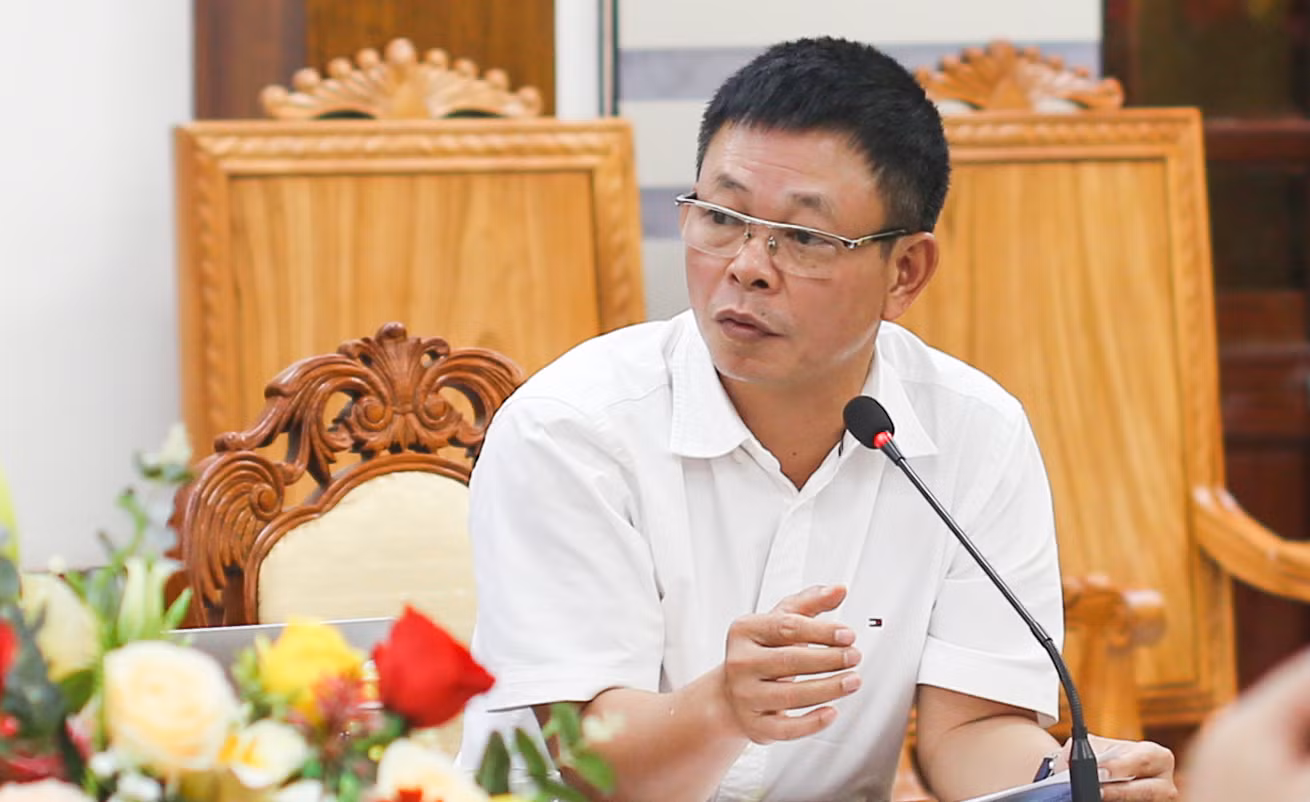 Tổng Biên tập Báo Tiền Phong Phùng Công Sưởng phát biểu. Ảnh: Trương Định