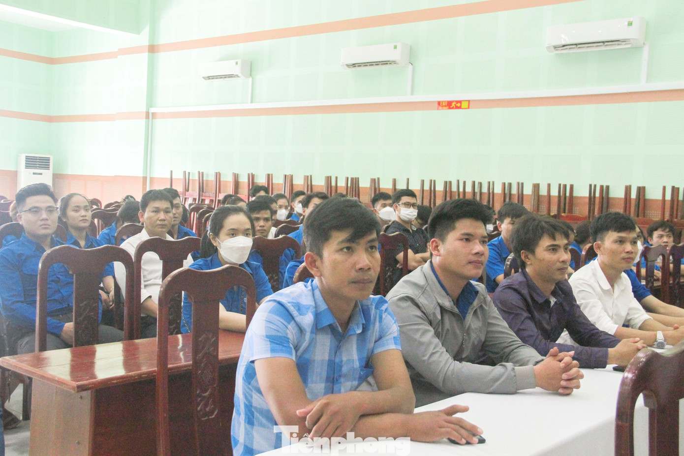 Chương trình có sự tham gia của hơn 150 ĐVTN. Ảnh: Trương Định