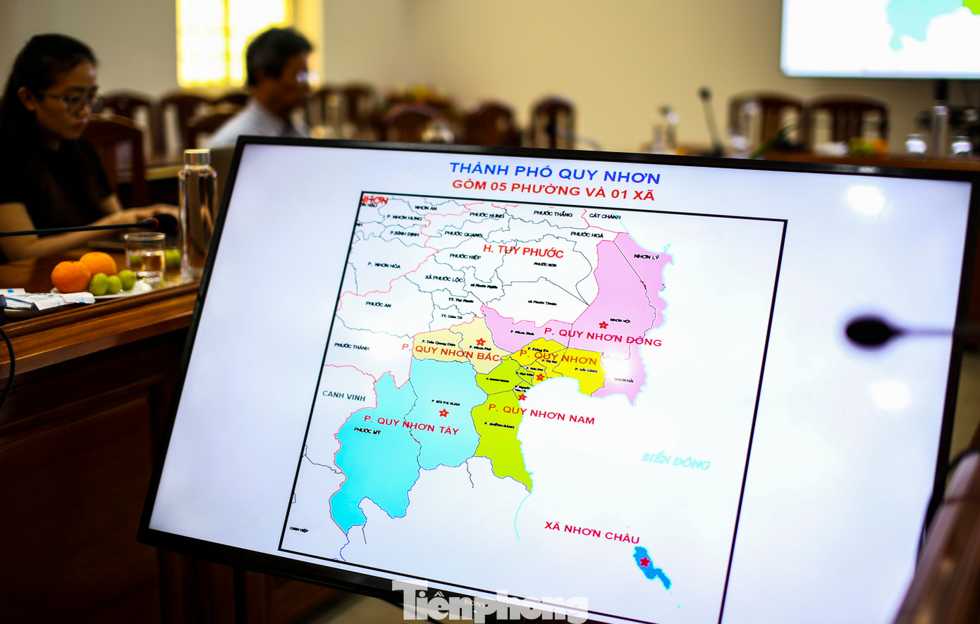 TP. Quy Nhơn dự kiến sắp xếp lại còn 5 phường và 1 xã. Ảnh: Trương Định