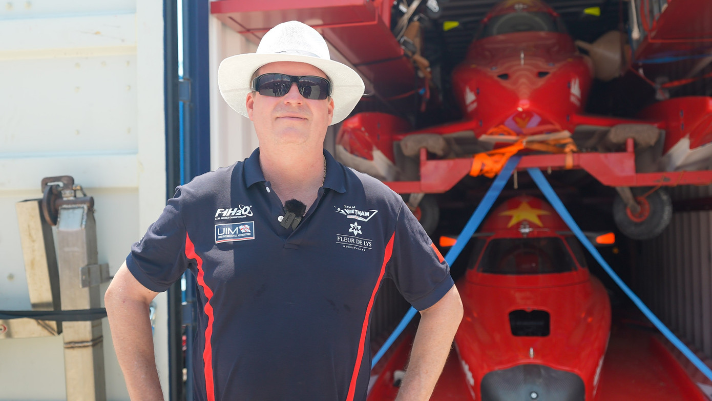 Đội Bình Định - Việt Nam sở hữu 3 con thuyền. Ảnh: BTC