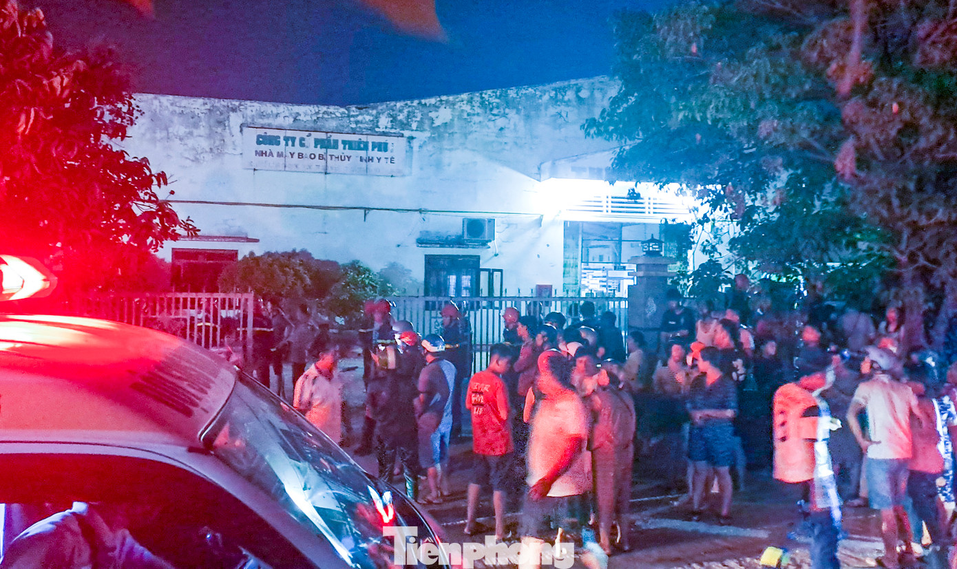 Nơi xảy ra vụ nổ. Ảnh: Trương Định