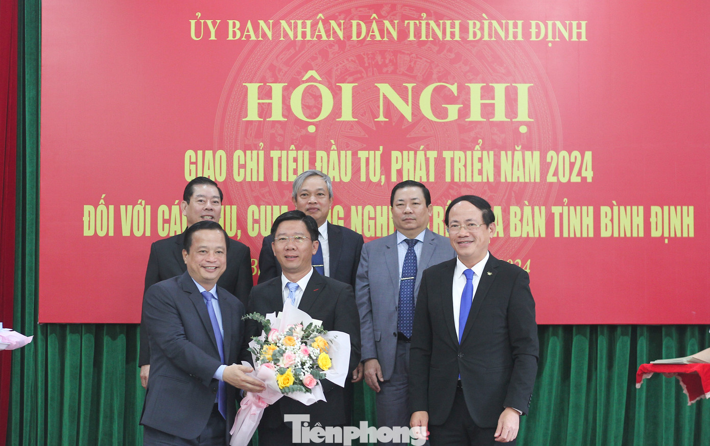 Giao chỉ tiêu đầu tư phát triển năm 2024 đối với các khu, cụm công nghiệp trên địa bàn tỉnh Bình Định. (Ảnh: Trương Định).