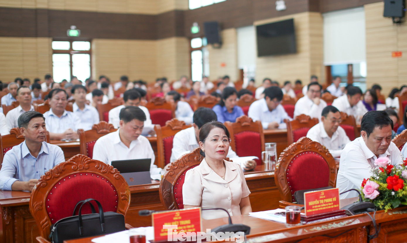 Quang cảnh buổi làm việc. Ảnh: Trương Định