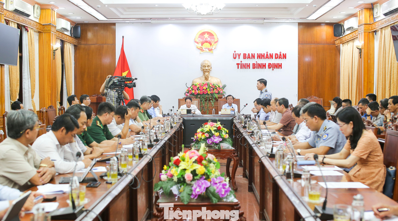 Quang cảnh buổi làm việc. Ảnh: Trương Định.