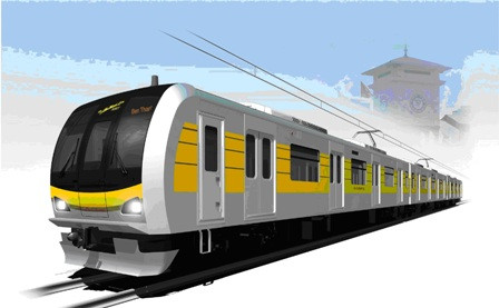 Những đoàn tàu của metro số 1 sẽ nhập nguyên chiếc từ Nhật (ảnh minh họa)