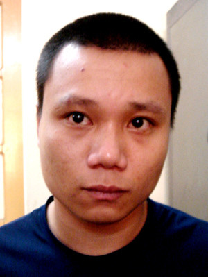 Nguyễn Đức Trung (tức Trung “trọc”)đầu thú tại cơ quan công an