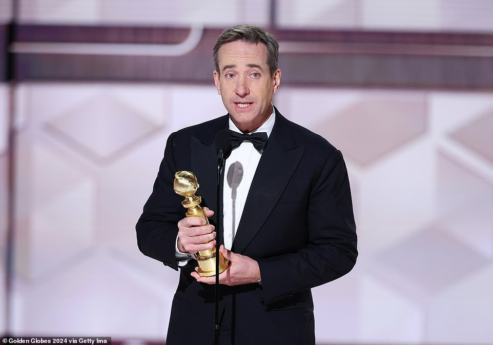 Matthew Macfadyen là người đầu tiên trong dàn diễn viên Succession giành được Quả cầu vàng. Ảnh: Getty Images. Matthew Macfadyen là người đầu tiên trong dàn diễn viên Succession giành được Quả cầu vàng. Ảnh: Getty Images.