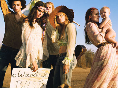 Các diễn viên Odette Yustman, Spencer Grammer, Rumer Willis hóa thân thành những nhân vật trong bộ phim The Women of Woodstock (Những người phụ nữ ở Woodstock). Bộ ba nhân vật này tiêu biểu cho một thế hệ mới - tự do trong suy nghĩ, độc lập trong cuộc sống