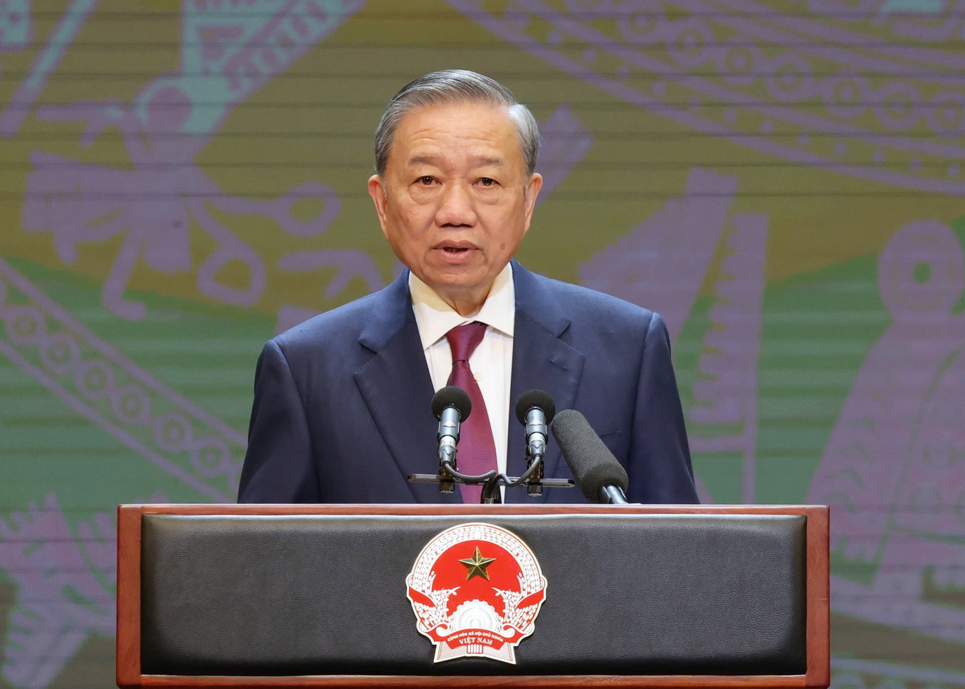 Tổng Bí thư, Chủ tịch nước Tô Lâm phát biểu tại lễ kỷ niệm 79 năm Quốc khánh nước Cộng hòa xã hội chủ nghĩa Việt Nam. (Ảnh: Quang Phúc) Tổng Bí thư, Chủ tịch nước Tô Lâm phát biểu tại lễ kỷ niệm 79 năm Quốc khánh nước Cộng hòa xã hội chủ nghĩa Việt Nam. (Ảnh: Quang Phúc)