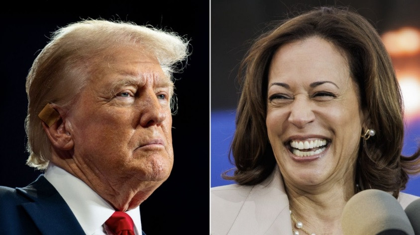 Ứng viên tổng thống đảng Cộng hòa Donald Trump và đối thủ đảng Dân chủ Kamala Harris. (Ảnh: CNN) Ứng viên tổng thống đảng Cộng hòa Donald Trump và đối thủ đảng Dân chủ Kamala Harris. (Ảnh: CNN)