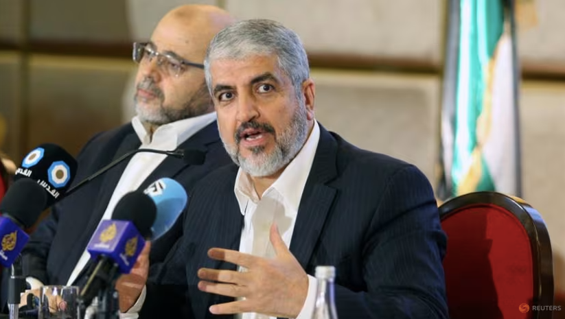 Ông Khaled Meshaal trong một cuộc họp báo ở Qatar, năm 2017. (Ảnh: Reuters) Ông Khaled Meshaal trong một cuộc họp báo ở Qatar, năm 2017. (Ảnh: Reuters)