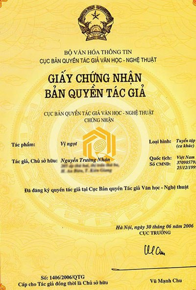 Bản quyền tác giả ca khúc 