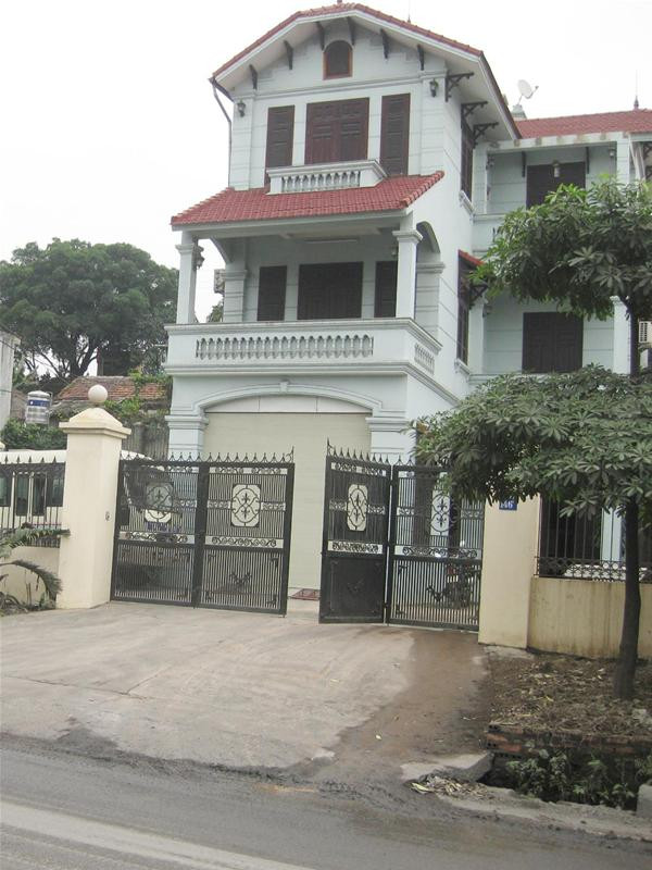 Ngôi nhà của chị Ngô Thị Hương, chị gái của bị cáo Ngô Tiến Long, nơi Từ Đức Cường khai đã cho đàn em đến nhận tiền