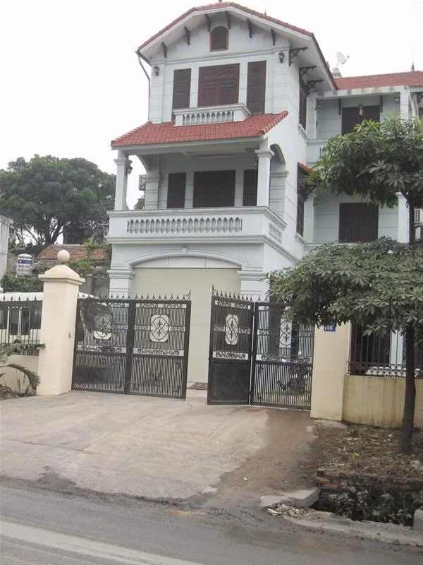 Ngôi nhà của chị Ngô Thị Hương, chị gái của bị cáo Ngô Tiến Long, nơi Từ Đức Cường khai đã cho đàn em đến nhận tiền