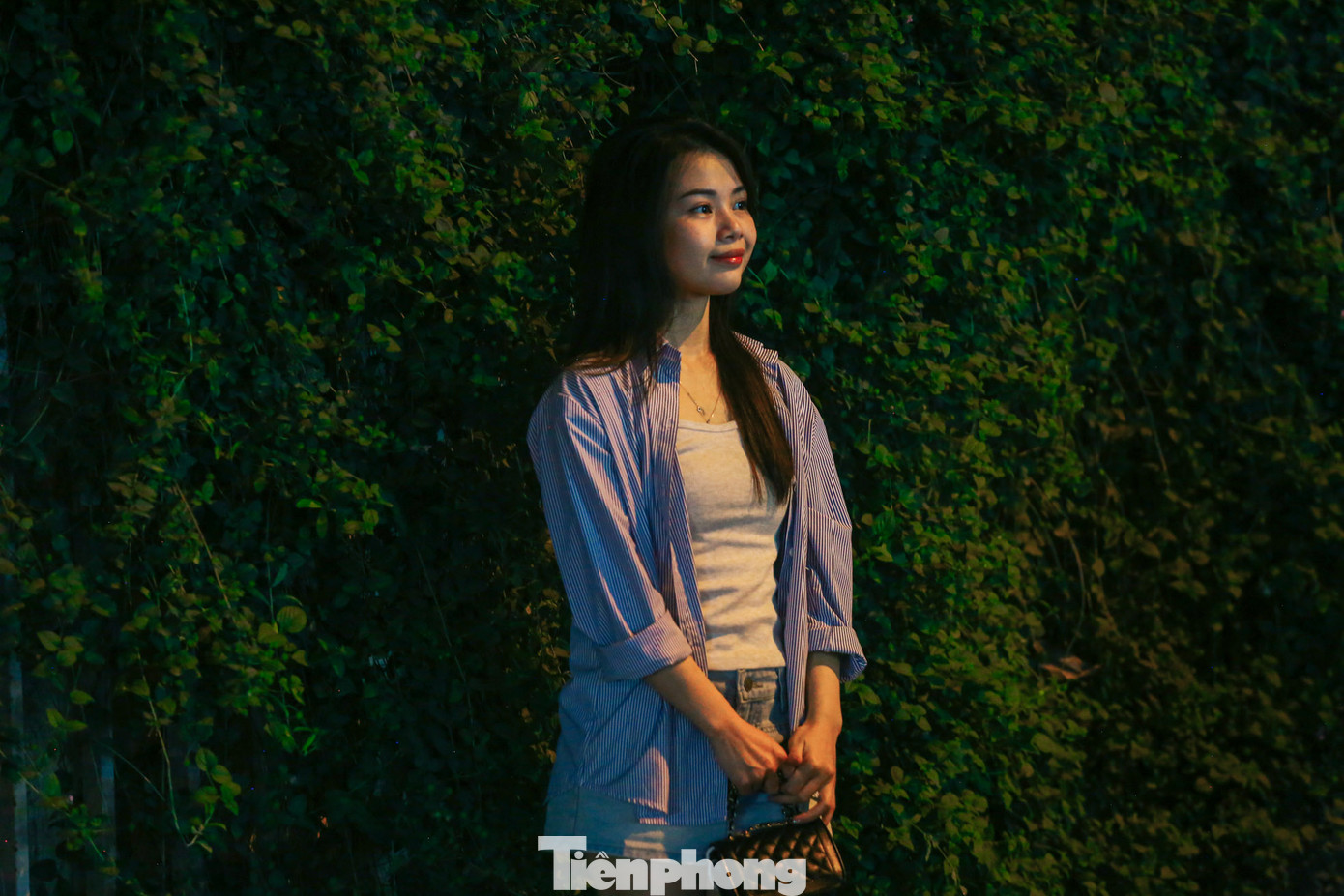 Nhiều "bóng hồng" xúng xính, khoe sắc trên con đường hoa lúc nửa đêm.