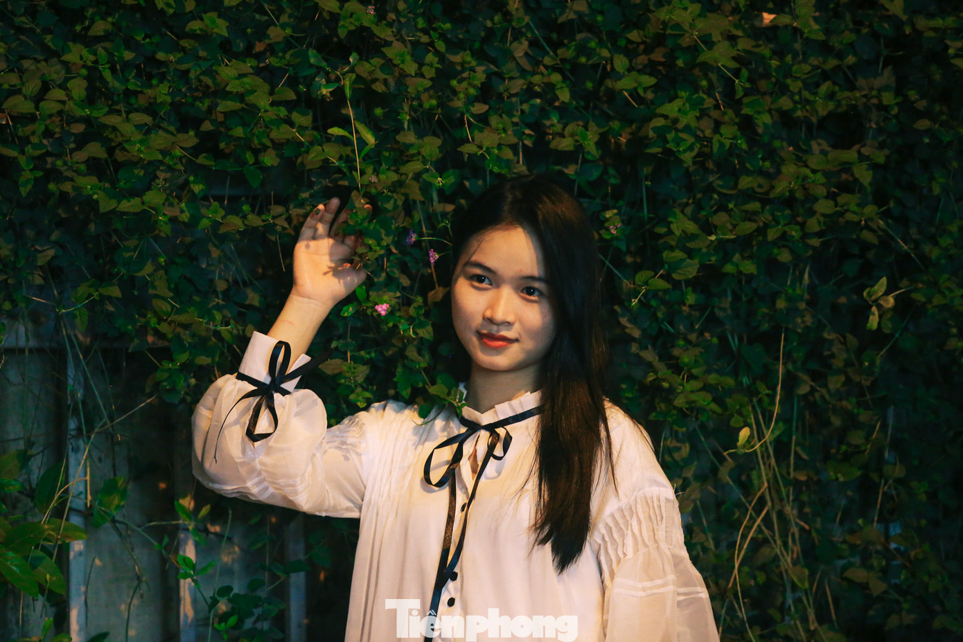 Nhiều "bóng hồng" xúng xính, khoe sắc trên con đường hoa lúc nửa đêm.