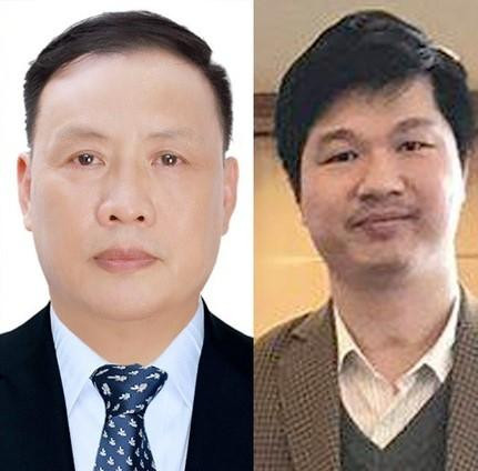 Từ trái qua phải: GS.TSKH Nguyễn Đình Đức và PGS.TS Lê Hoàng Sơn.