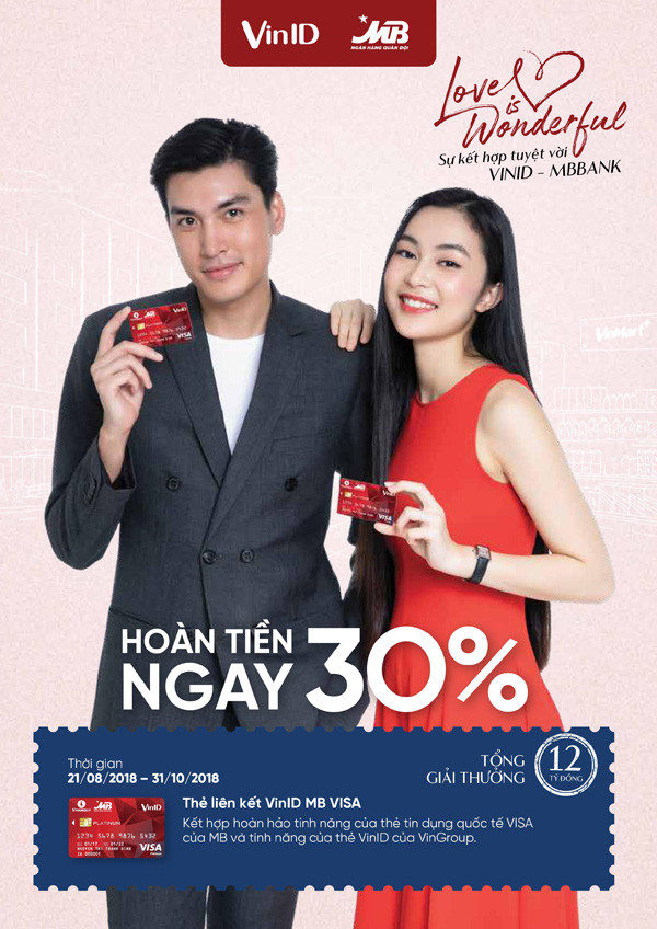 Vinid bắt tay loạt ngân hàng lớn, ưu đãi ‘siêu khủng’ hoàn tiền 30% ảnh 1