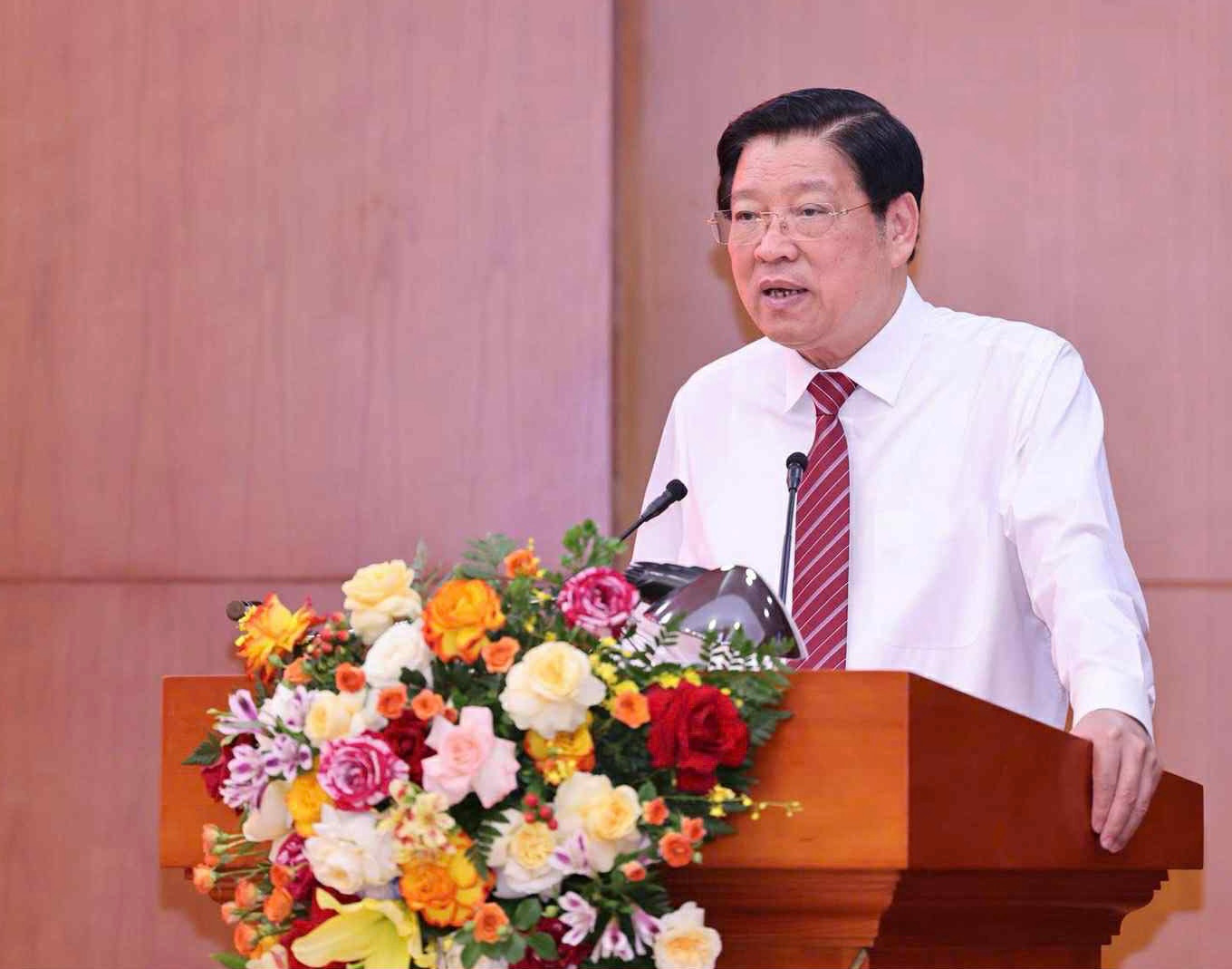 Trưởng Ban Nội chính Trung ương Phan Đình Trạc phát biểu tại hội nghị. Ảnh: Noichinh.vn