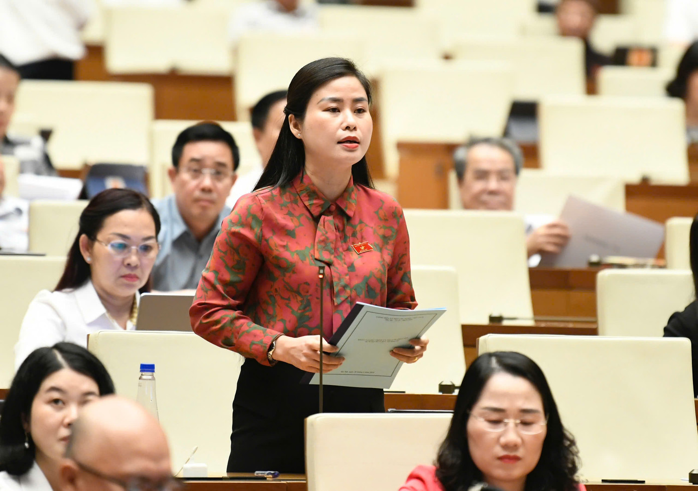 Đại biểu Đặng Thị Bảo Trinh (đoàn Quảng Nam)