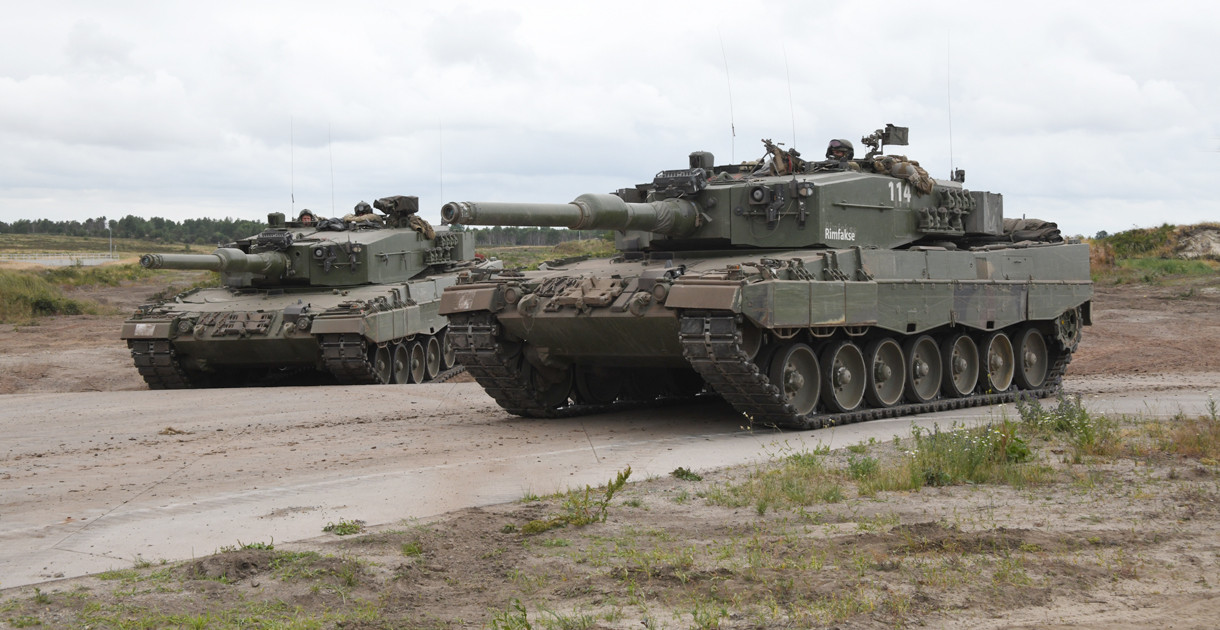 Xe tăng Leopard 2A4 của Đức. Ảnh: Knds.de.