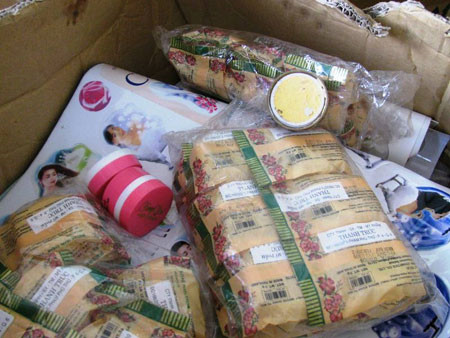 Tang vật vụ án. (Lao Động)