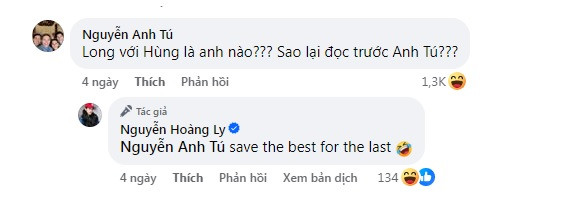 Anh Tú đã "căng" khiến LyLy phải vội vào đính chính. Anh Tú đã "căng" khiến LyLy phải vội vào đính chính.