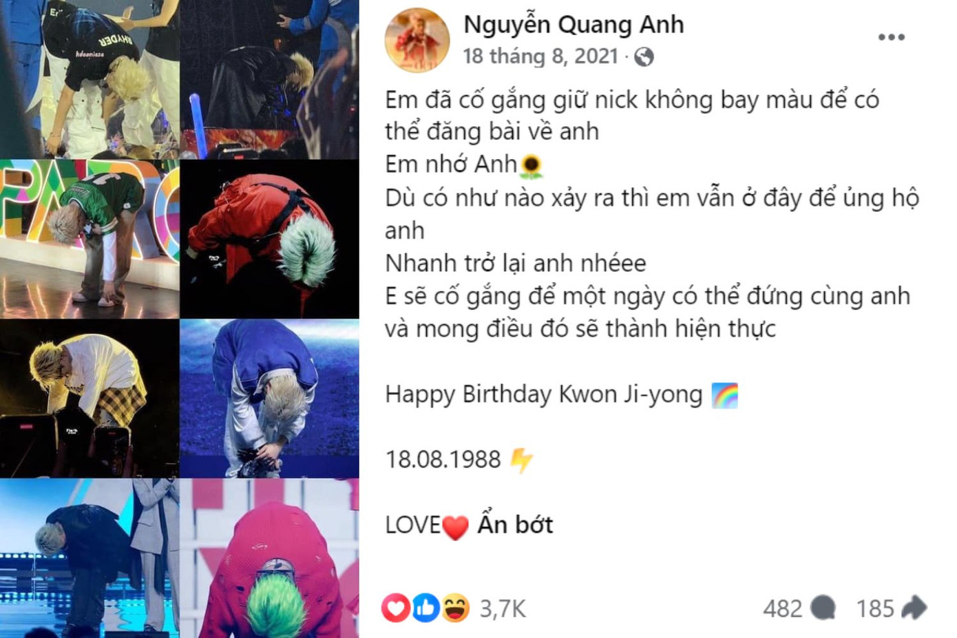 RHYDER và những lần cuối gập người 90 độ trên sân khấu, như cách G-Dragon thể hiện thái độ trân trọng với khán giả. RHYDER và những lần cuối gập người 90 độ trên sân khấu, như cách G-Dragon thể hiện thái độ trân trọng với khán giả.