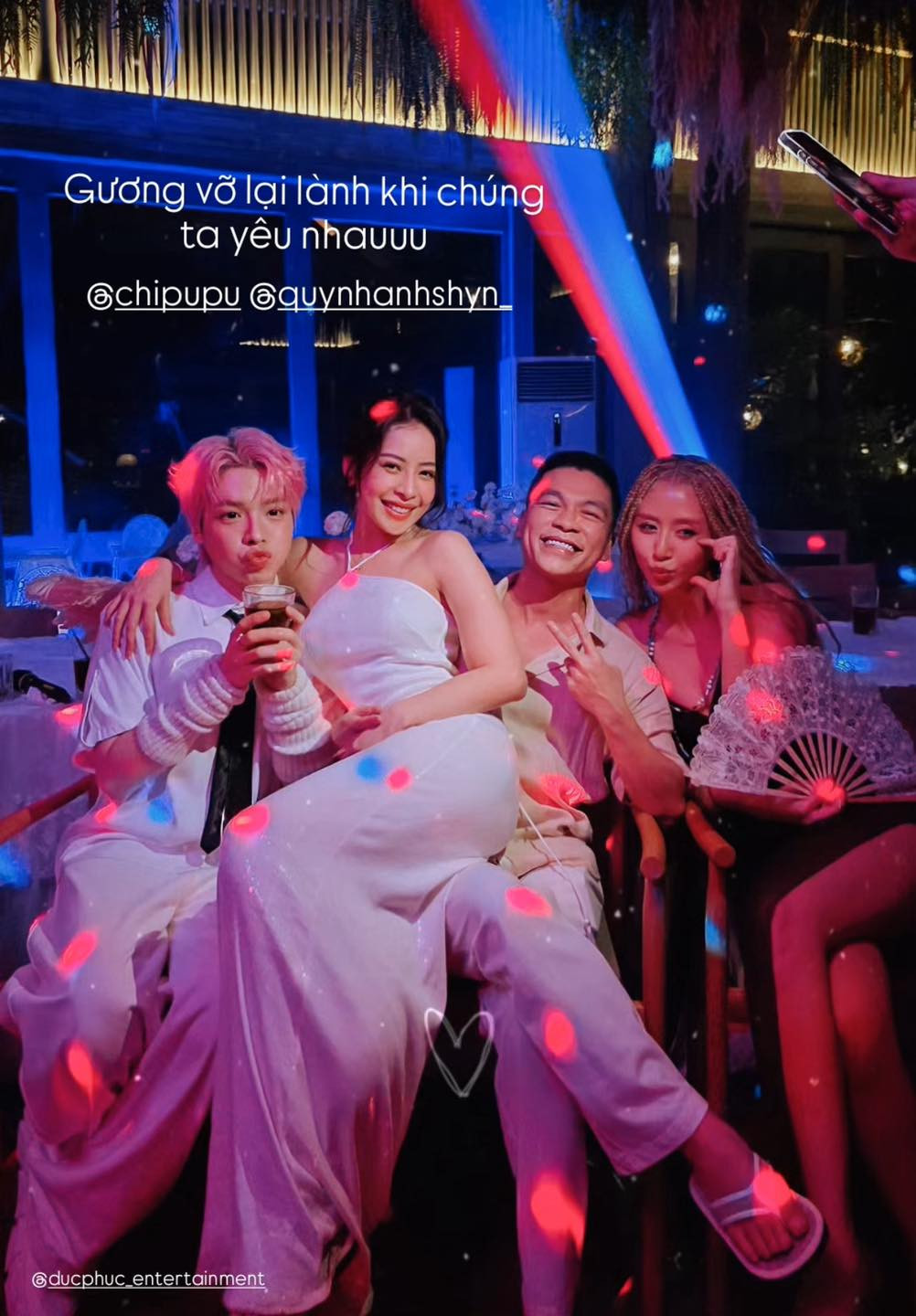 Bạn bè thân thiết không giấu được niềm vui khi Chi Pu - Quỳnh Anh Shyn "gương vỡ lại lành".