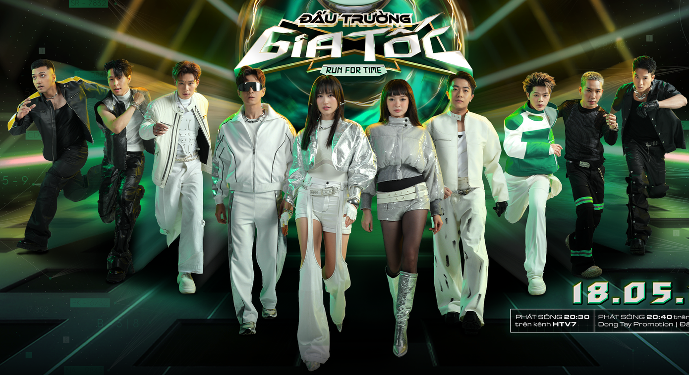 10 "chiến binh" sẽ gia nhập đường đua Đấu Trường Gia Tốc, bắt đầu cuộc chiến căng thẳng cùng các thợ săn vào ngày 18/5/2025. - Ảnh: BTC