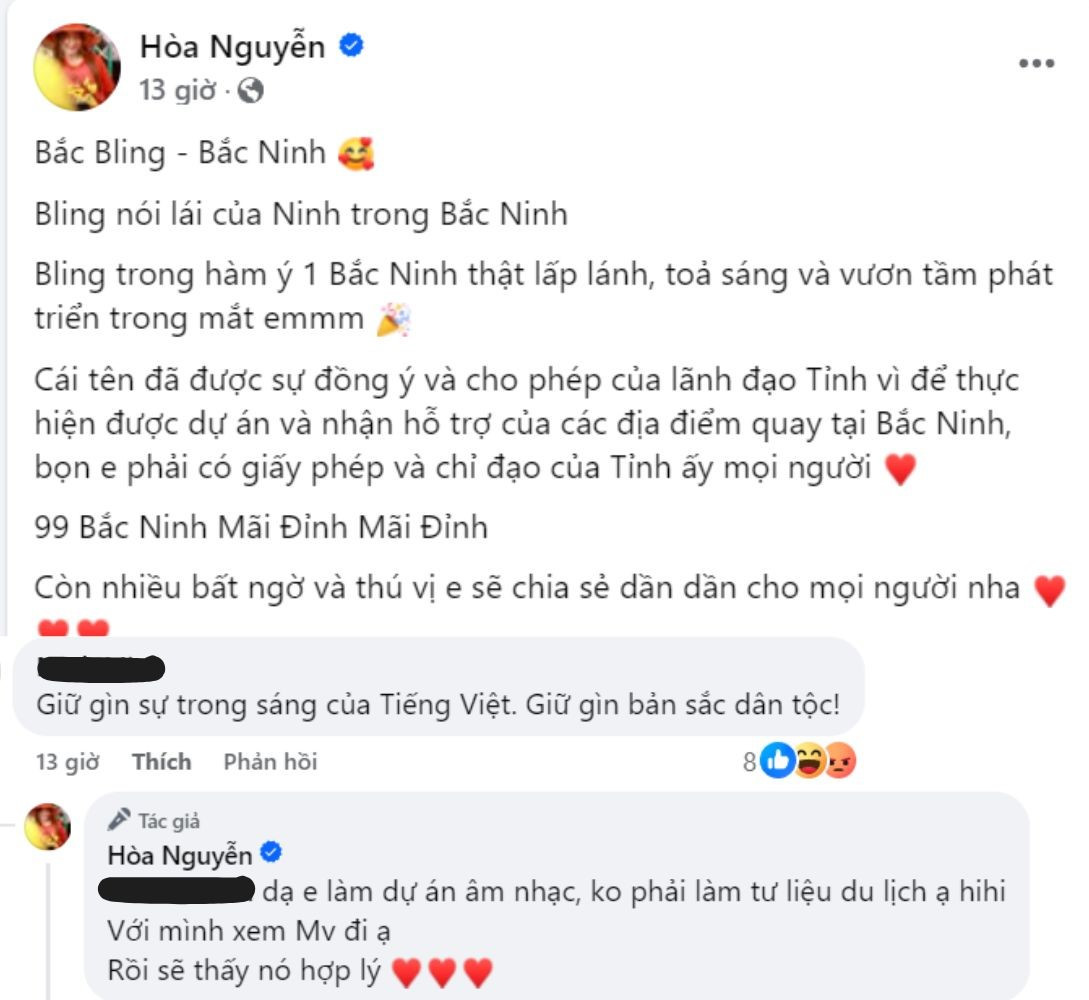 Hòa Minzy phản hồi khán giả khi tên MV bất ngờ gây tranh cãi. Hòa Minzy phản hồi khán giả khi tên MV bất ngờ gây tranh cãi.