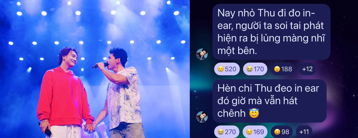 Quốc Thiên vỡ lẽ lý do Duy Khánh hát chênh dù đeo in-ear. Quốc Thiên vỡ lẽ lý do Duy Khánh hát chênh dù đeo in-ear.