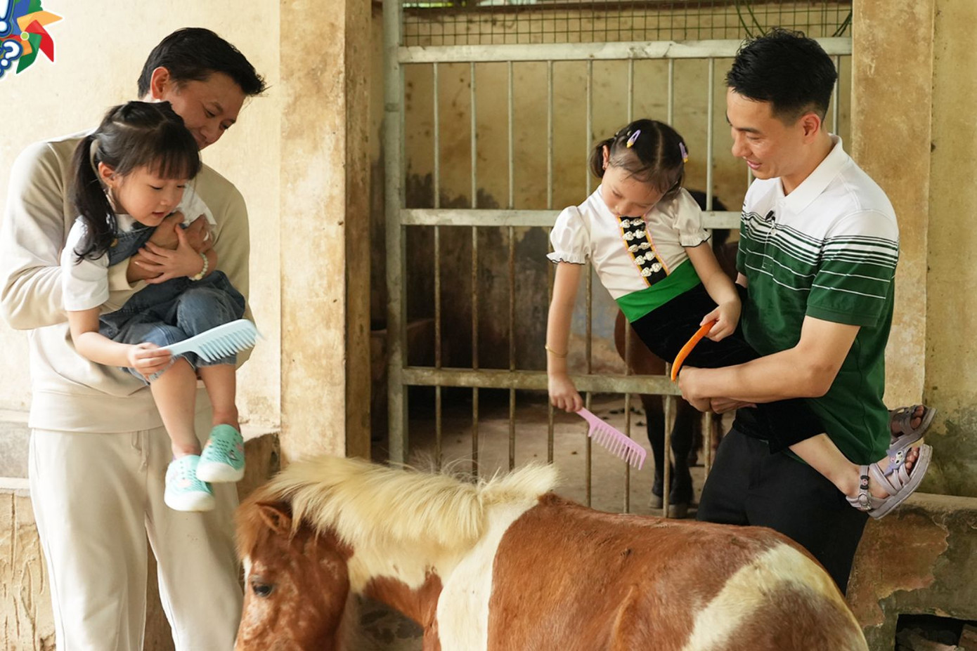 Hai bố con Quách Ngọc Tuyên - bé Bào Ngư hội ngộ "em bé Điện Biên" tại Thảo Cầm Viên. Hai bố con Quách Ngọc Tuyên - bé Bào Ngư hội ngộ "em bé Điện Biên" tại Thảo Cầm Viên.