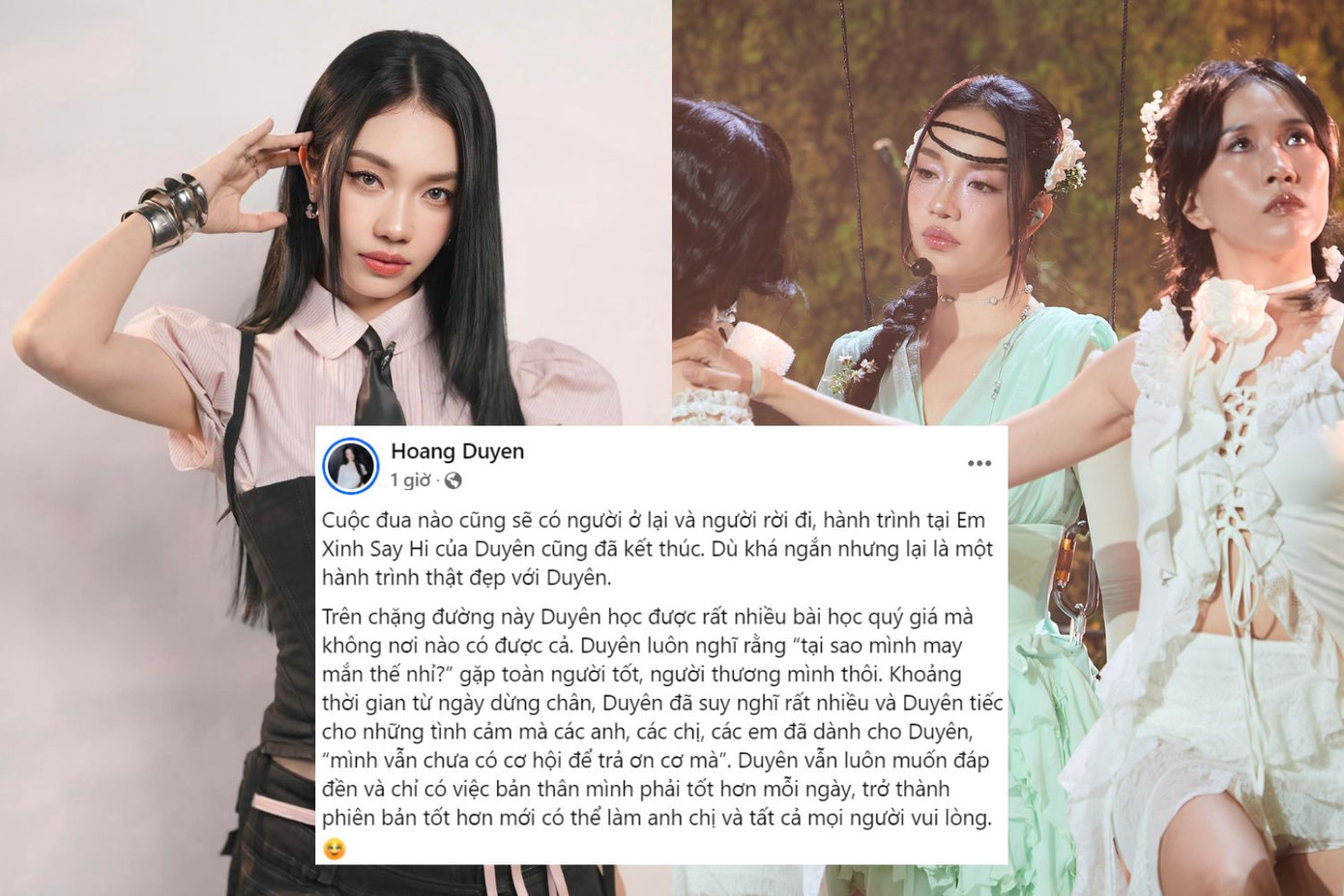 Hoàng Duyên thể hiện thành công ca khúc "Em Chỉ Là" và dẫn đầu bảng điểm vòng 2. Tuy nhiên, do tổng điểm cá nhân không đủ, Hoàng Duyên buộc phải dừng cuộc chơi, khiến nhiều khán giả hụt hẫng. Hoàng Duyên thể hiện thành công ca khúc "Em Chỉ Là" và dẫn đầu bảng điểm vòng 2. Tuy nhiên, do tổng điểm cá nhân không đủ, Hoàng Duyên buộc phải dừng cuộc chơi, khiến nhiều khán giả hụt hẫng.