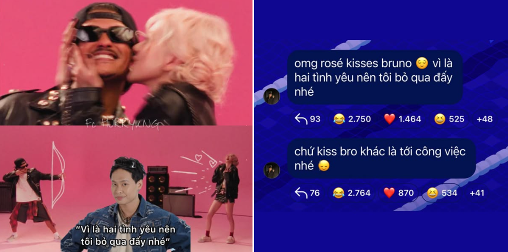 Fan boy HURRYKNG khiến netizen thích thú khi sơ hở là &quot;dí&quot; idol: &quot;Ở đâu có Rosé - ở đó có HURRYKNG&quot;. - Ảnh: FC HURRYKNG