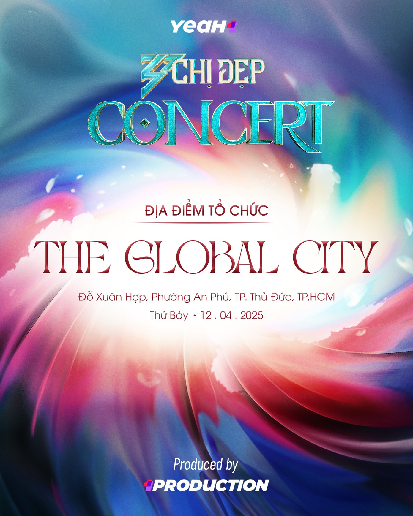 Trước đó, BTC thông báo Chị Đẹp concert sẽ được diễn ra vào ngày 12/4 tại The Global City. Đông đảo khán giả đã sẵn sàng bước vào cuộc đua "săn vé", hẹn ngày "quẩy" cùng dàn "chị đẹp".