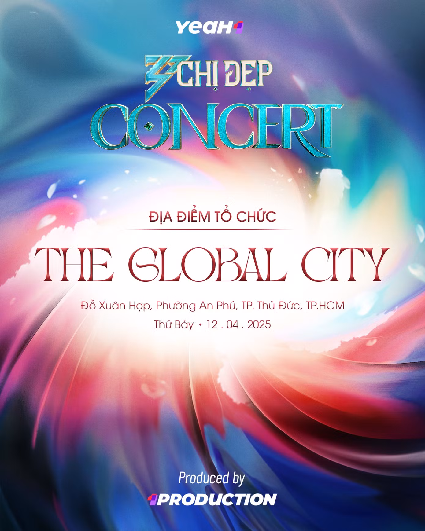 Trước đó, BTC thông báo Chị Đẹp concert sẽ được diễn ra vào ngày 12/4 tại The Global City. Đông đảo khán giả đã sẵn sàng bước vào cuộc đua "săn vé", hẹn ngày "quẩy" cùng dàn "chị đẹp".