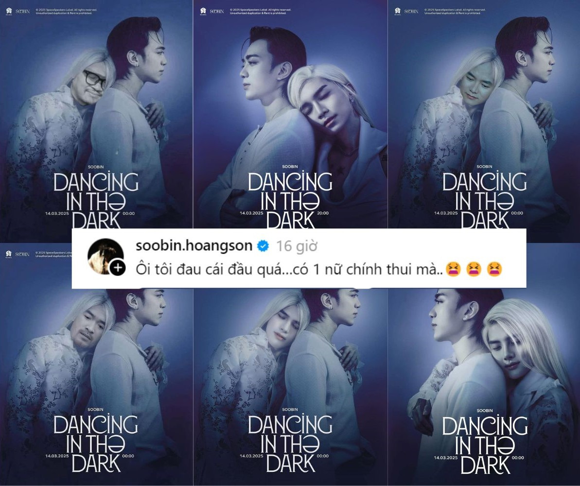 SOOBIN bất lực trước độ "lầy lội" của các anh em trong nhà chung Anh Trai Vượt Ngàn Chông Gai. Ảnh: soobin.hoangson SOOBIN bất lực trước độ "lầy lội" của các anh em trong nhà chung Anh Trai Vượt Ngàn Chông Gai. Ảnh: soobin.hoangson