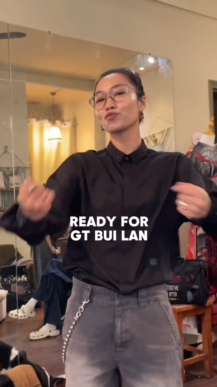 "Chị Đẹp" Maitinhvi "lên sóng" riêng vì bận việc cá nhân không thể chụp cùng nhóm.